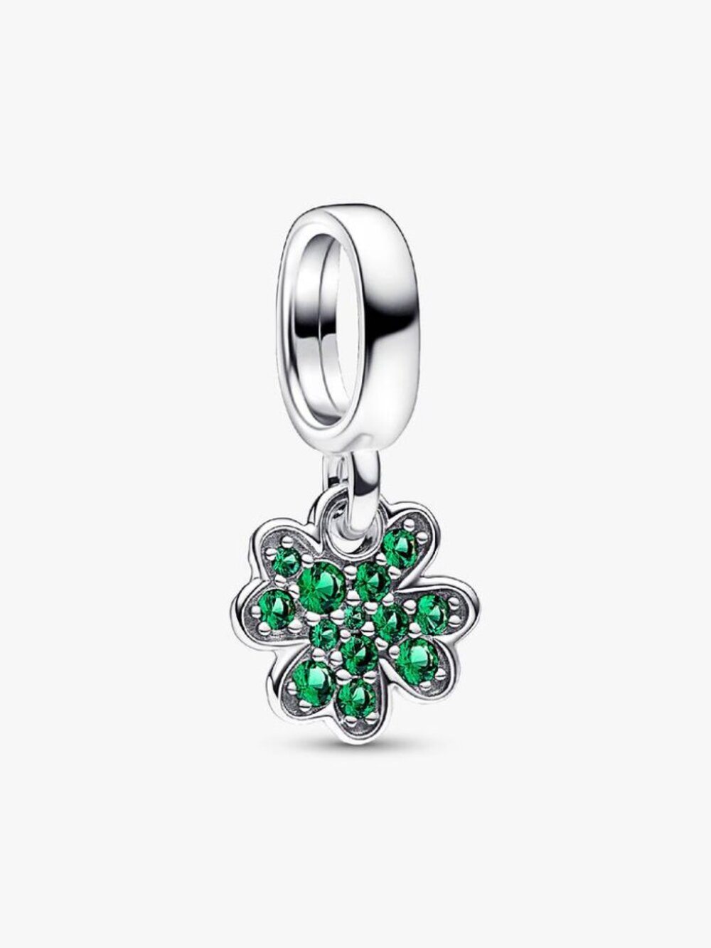 Pandora Four Leaf Clover Dangle Charm 925 New with original Pandora pouch